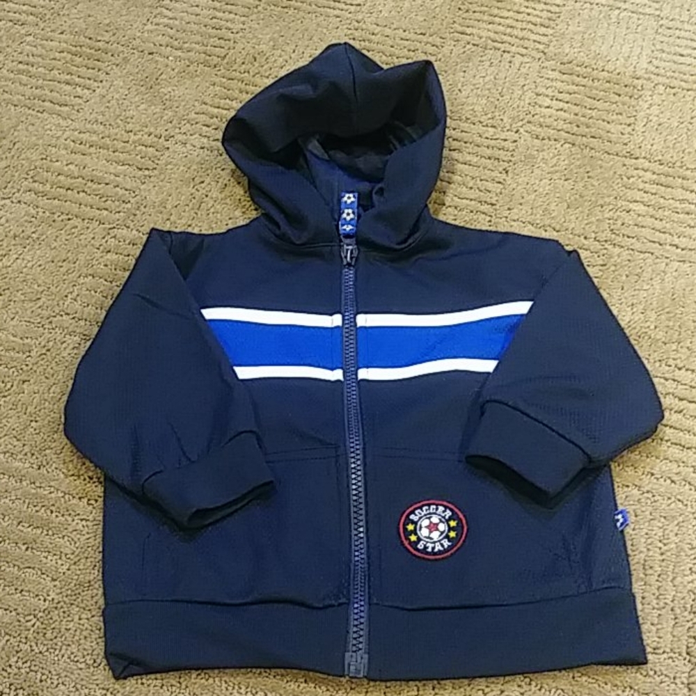 Lightweight zip up jacket, 18 mos